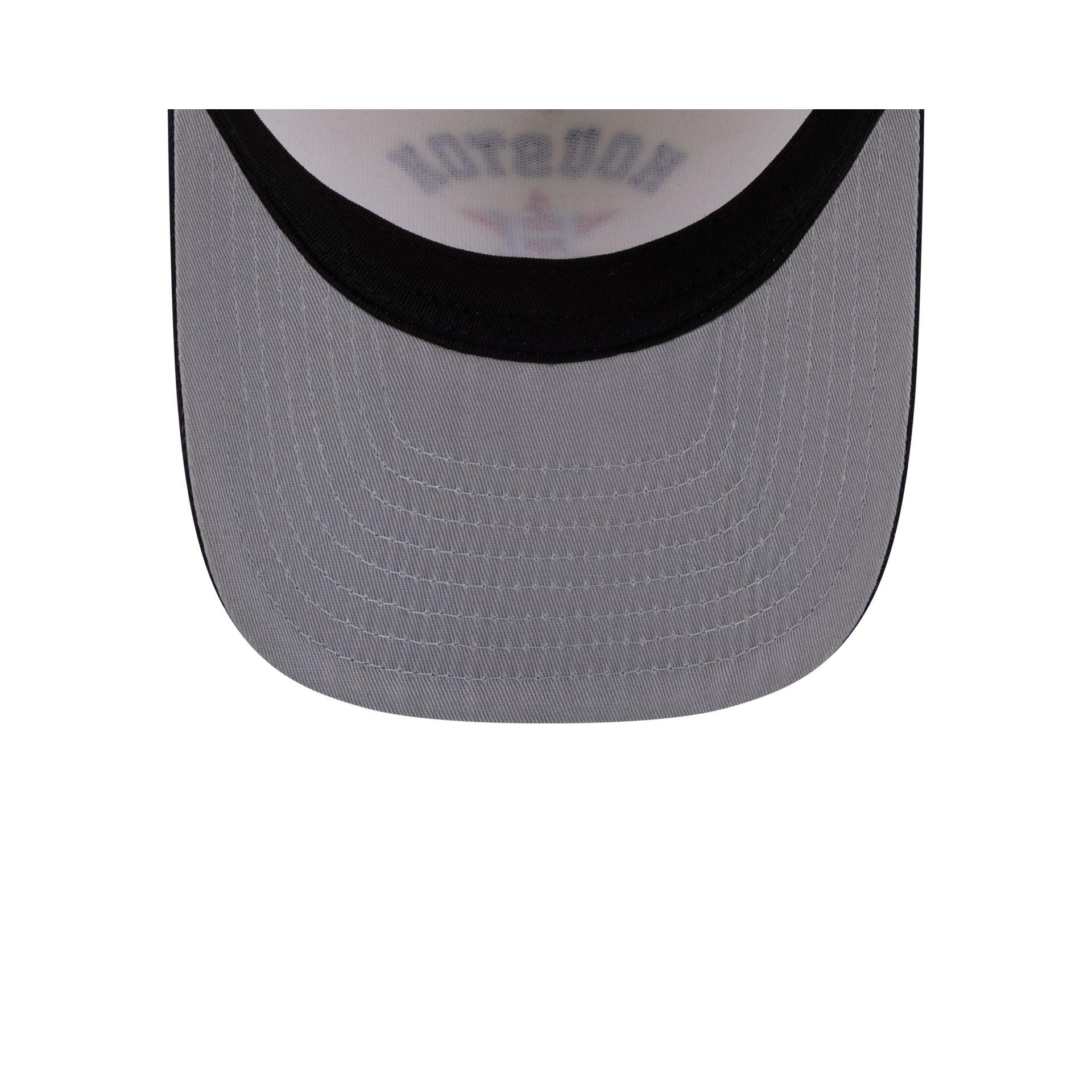 Houston Astros Arched Chrome White 9FIFTY A-Frame Snapback Hat Male Product Image