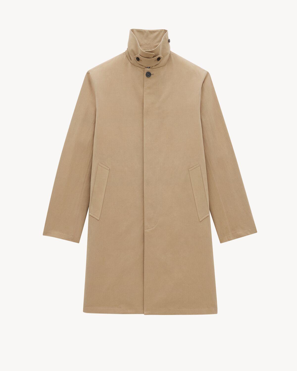 mackintosh coat in cotton gabardine Product Image