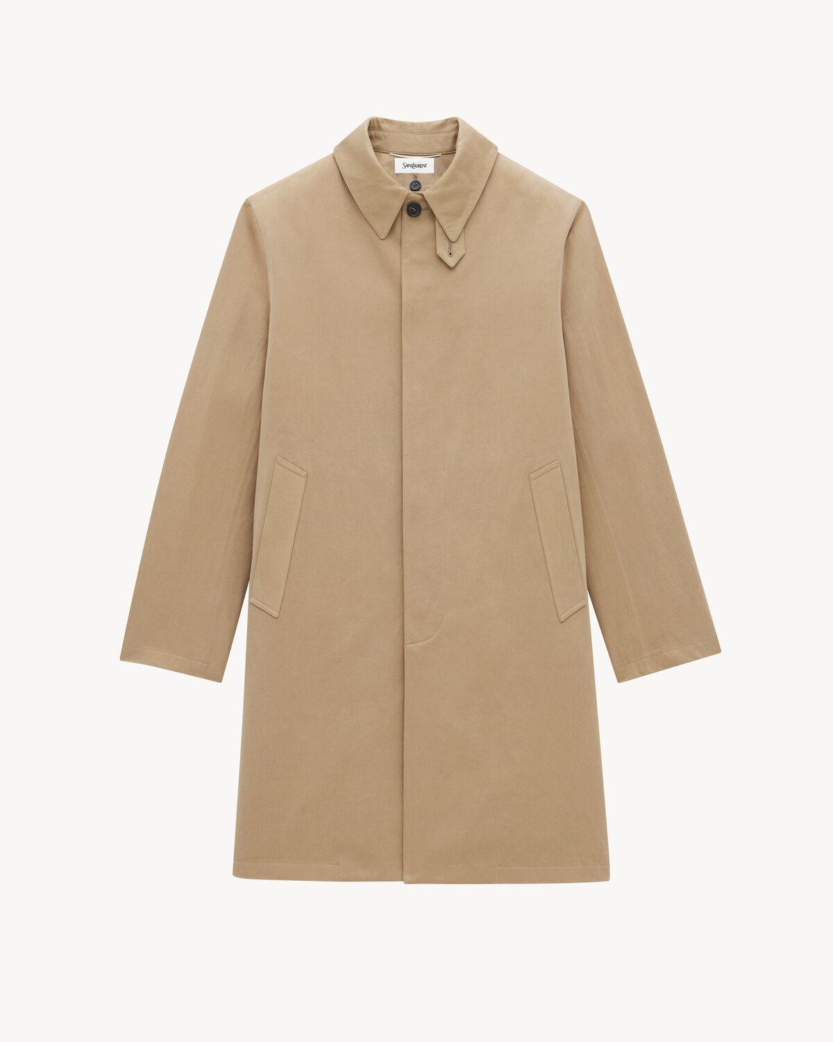 mackintosh coat in cotton gabardine Product Image