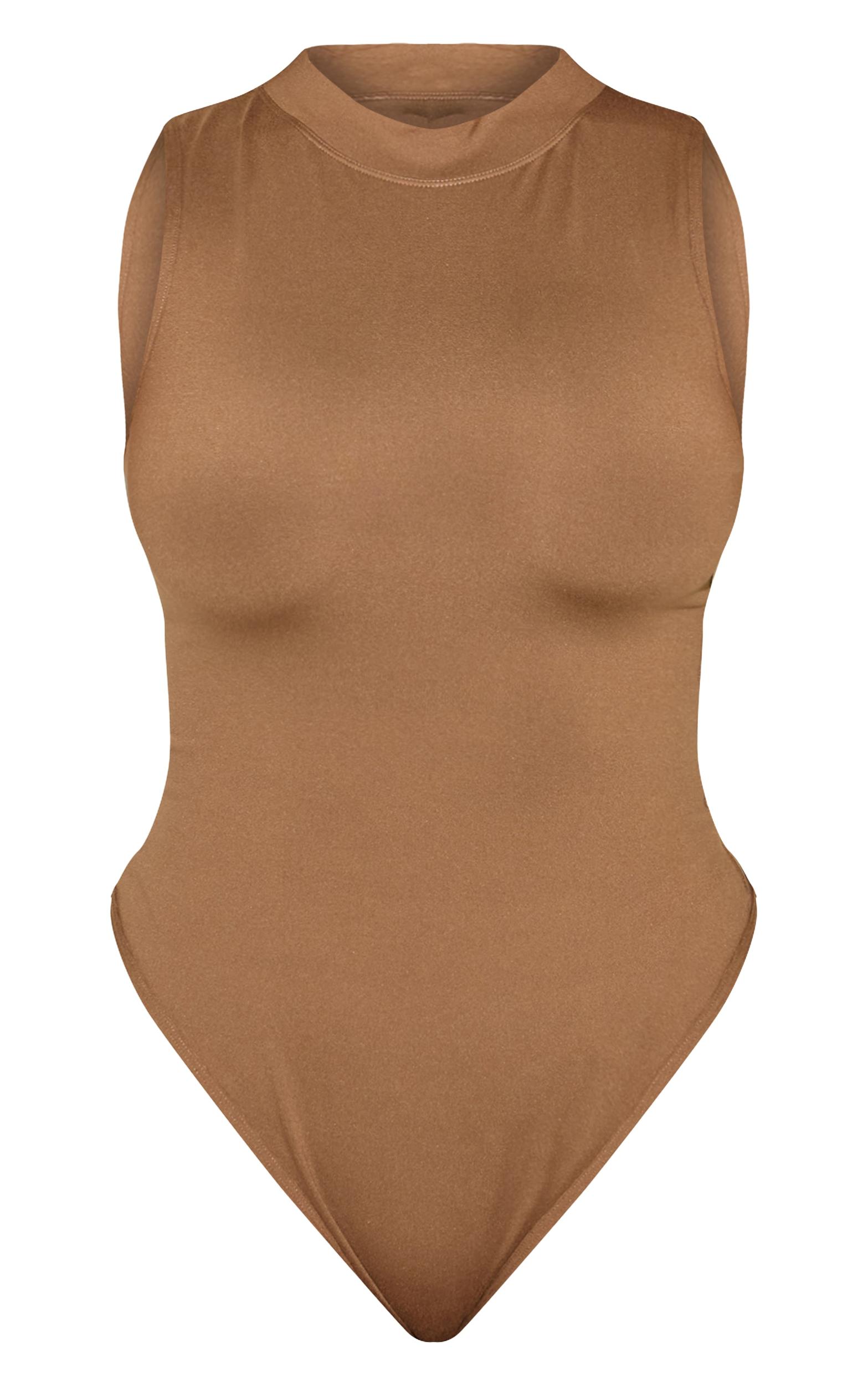 Shape Mushroom Sculpted High Neck Bodysuit Product Image