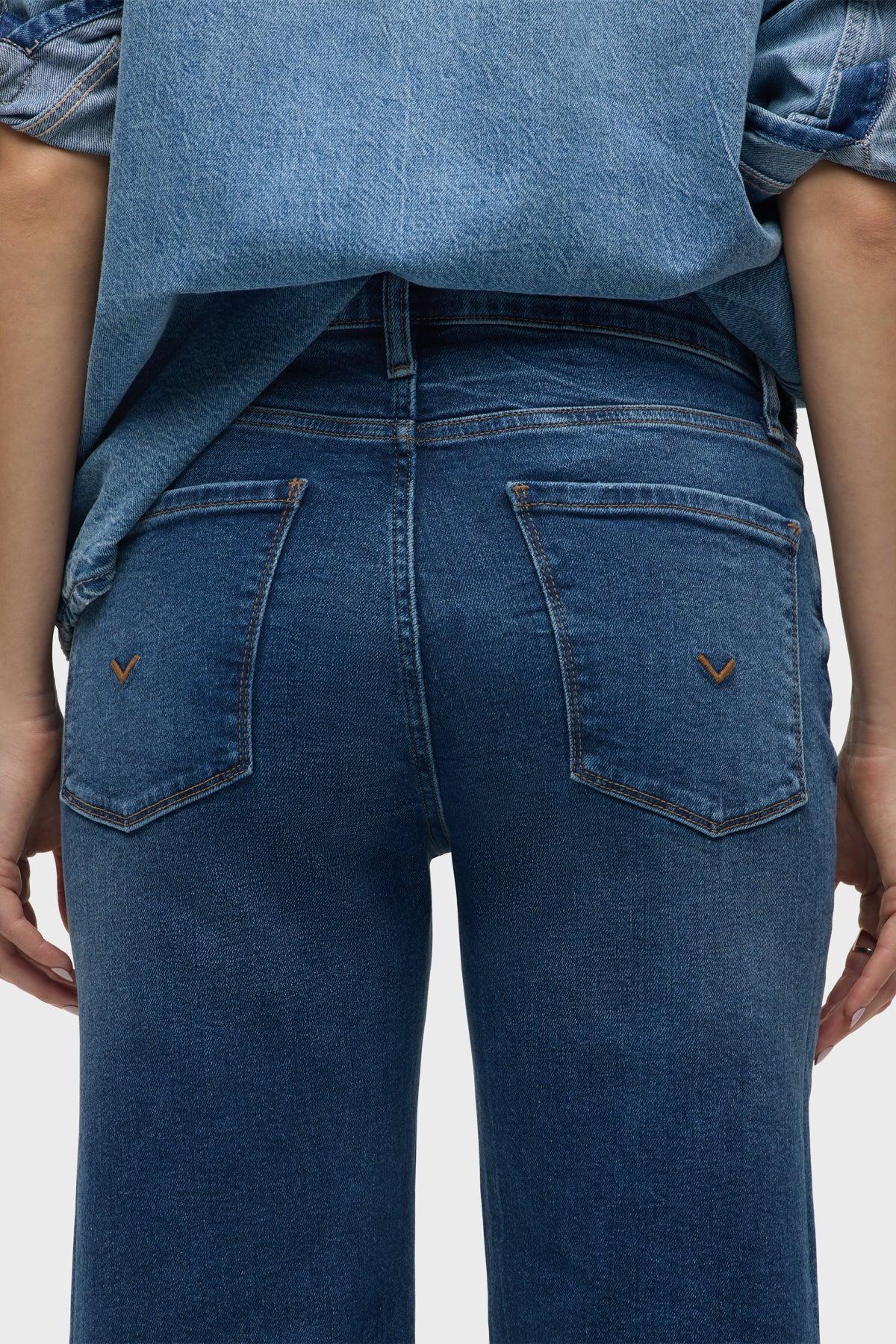 Rosalie High-Rise Wide Leg Ankle Jean Female Product Image