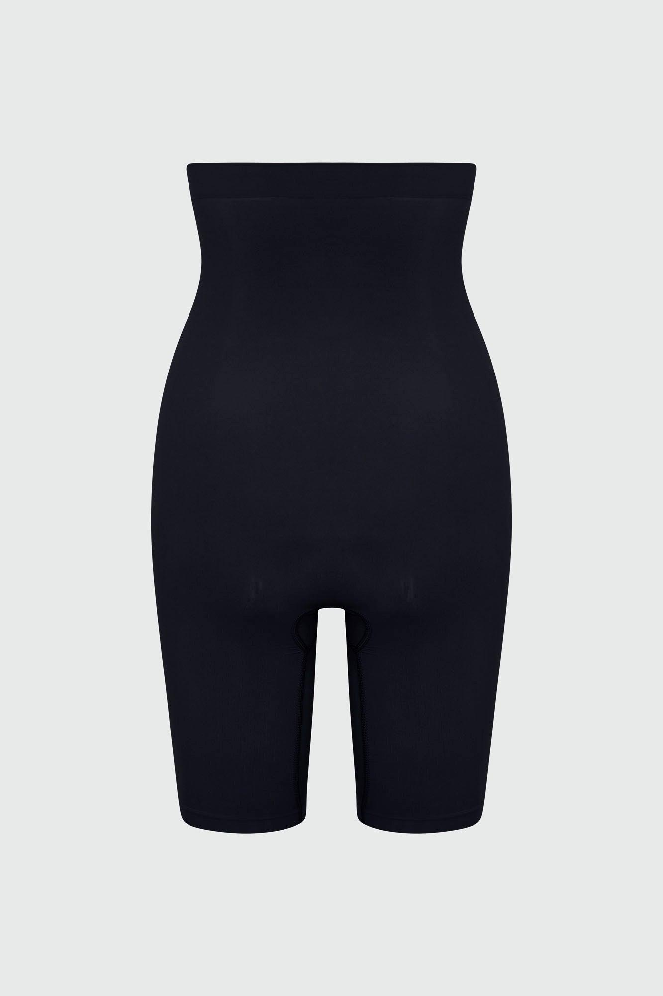 Nova Sculpt Seamless Strong Compression High Waisted Thigh Shaper - Black Female Product Image