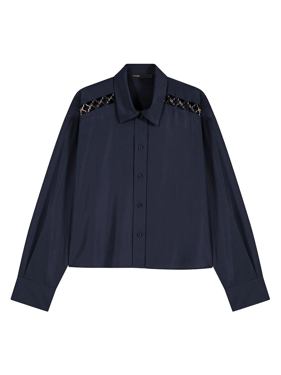 Womens Openwork Shirt Product Image