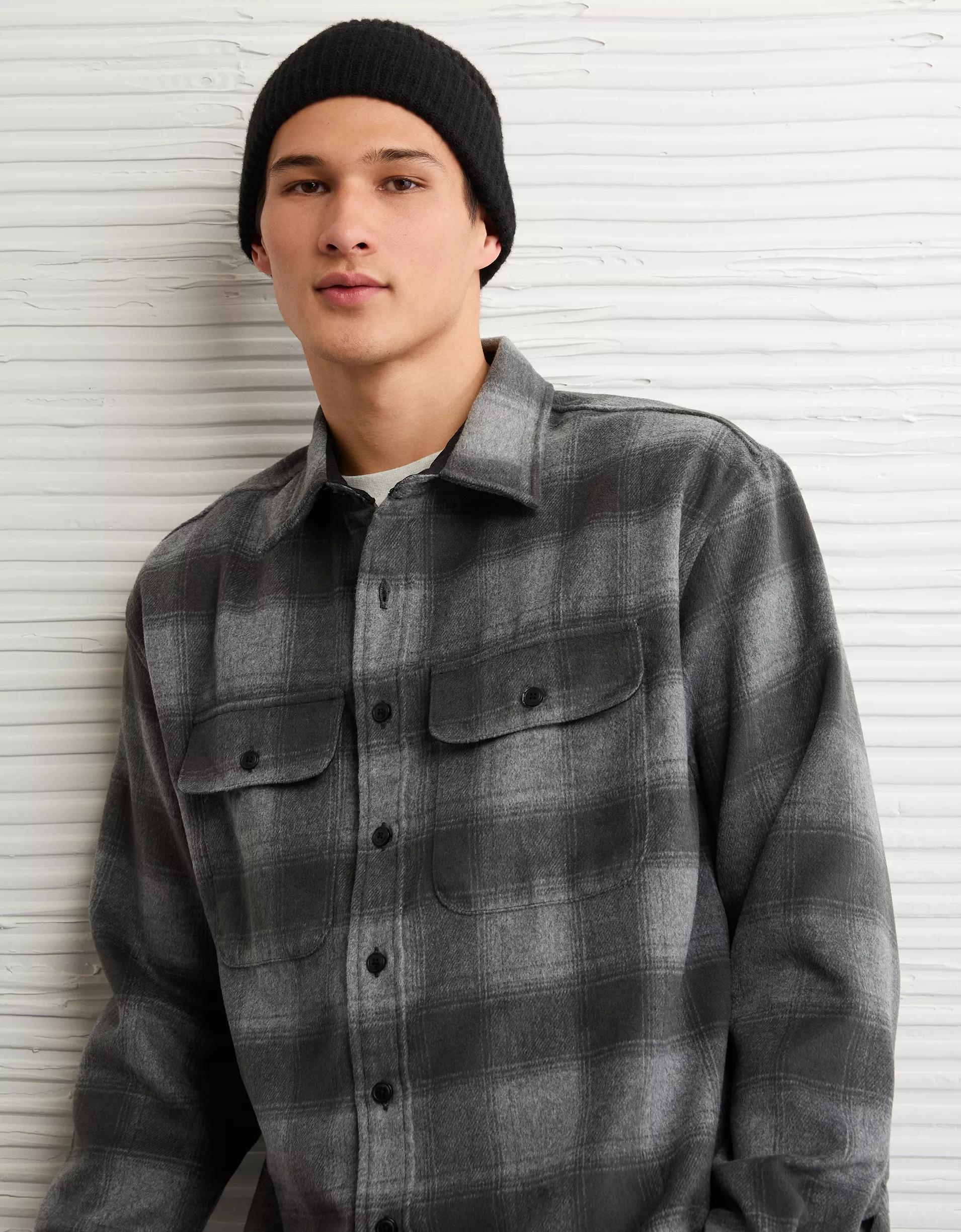 AE Relaxed Heavyweight Flannel Product Image