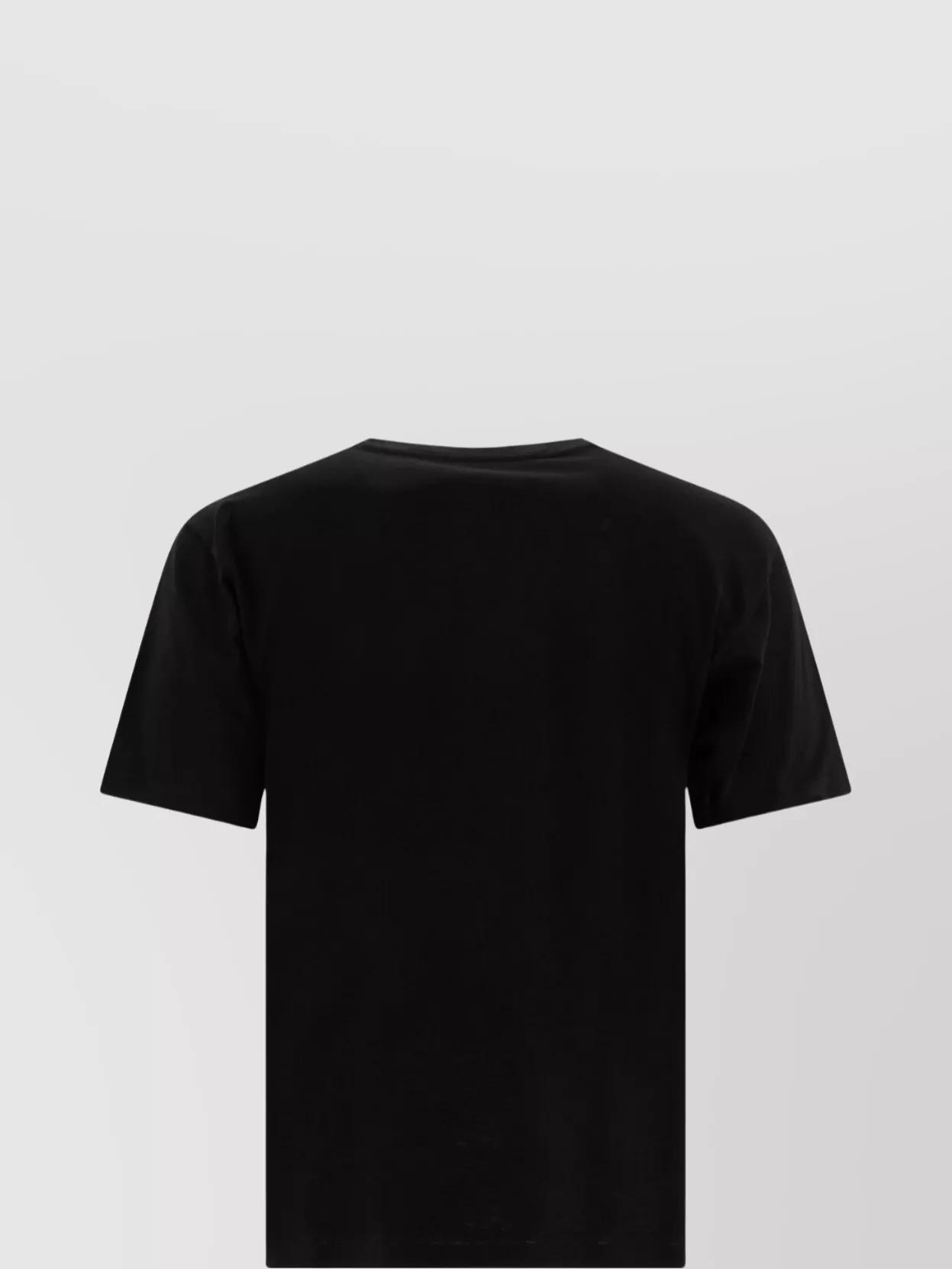 VALENTINO Crew Neck Short Sleeves T-shirts In Black Product Image