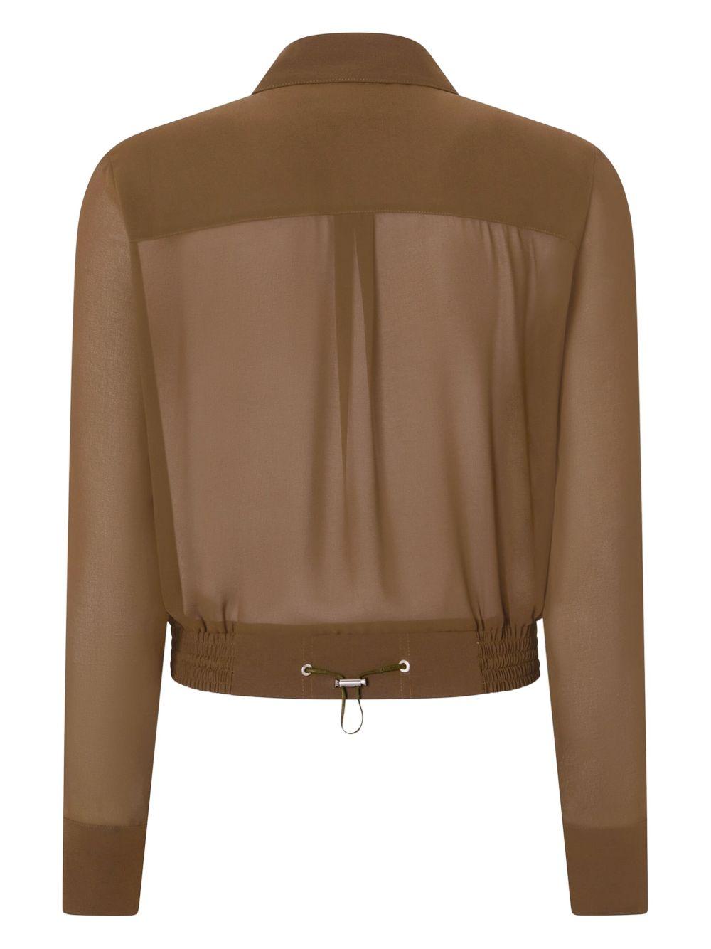 cropped shirt jacket Product Image