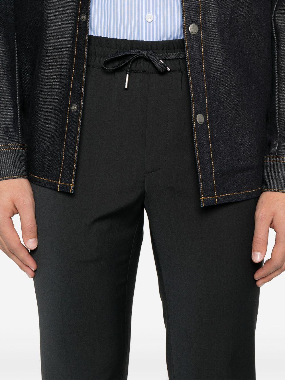 elasticated straight-leg trousers Product Image