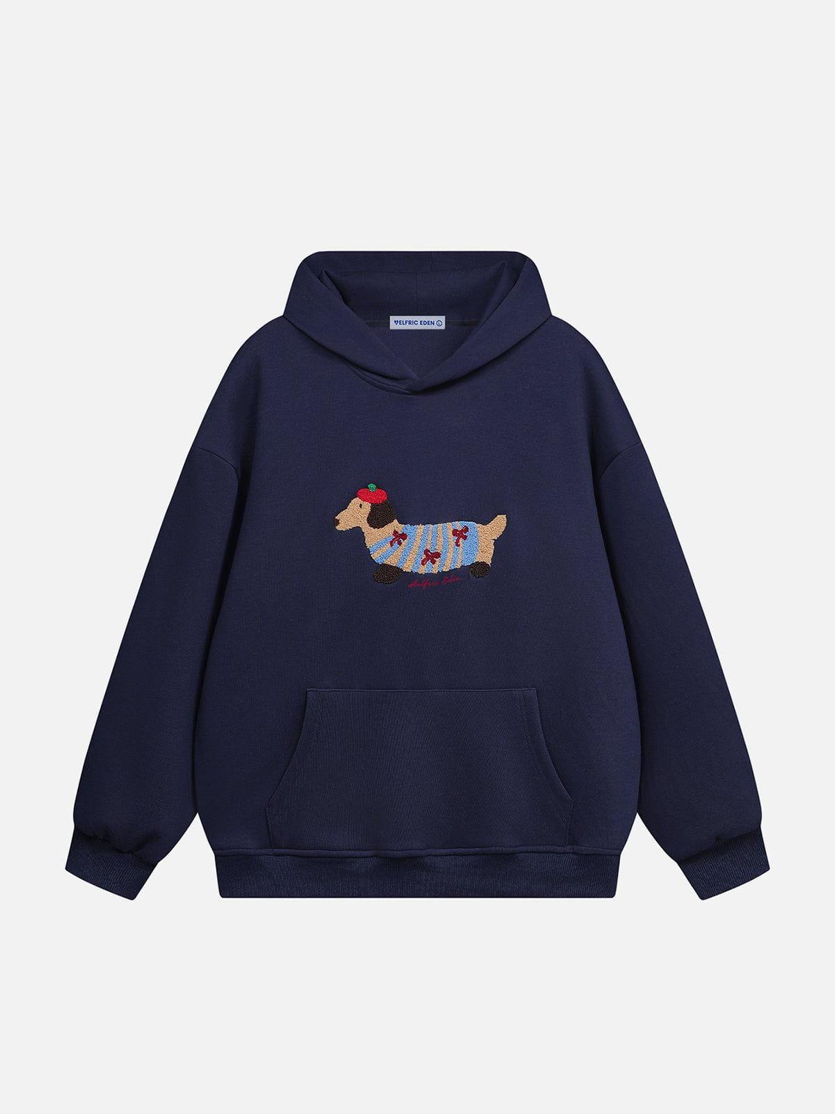 Aelfric Eden Cartoon Dachshund Hoodie Product Image