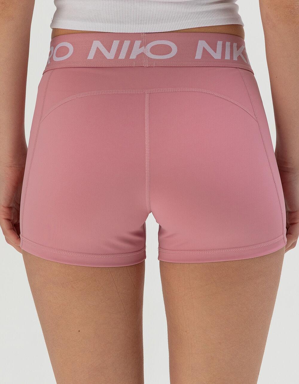 NIKE Pro Womens Compression Shorts - MAUVE Product Image