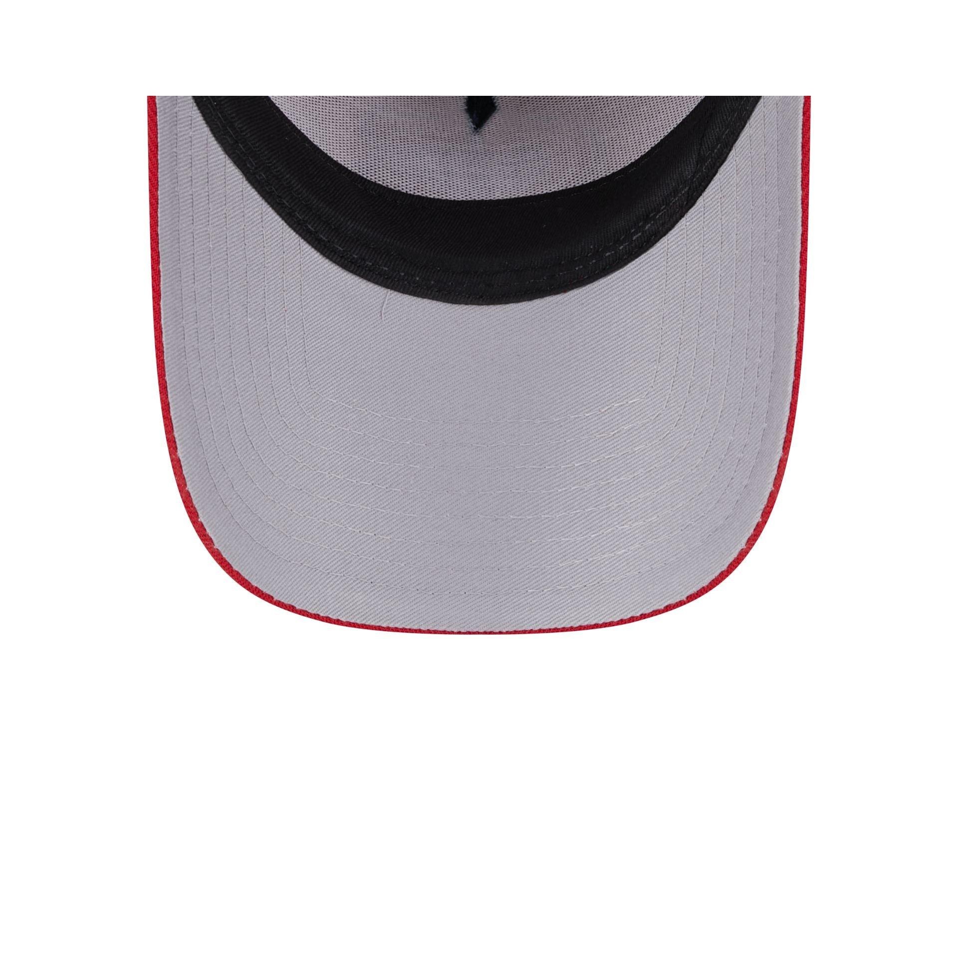 Atlanta Braves Front Door Red 9FORTY A-Frame Snapback Hat Male Product Image