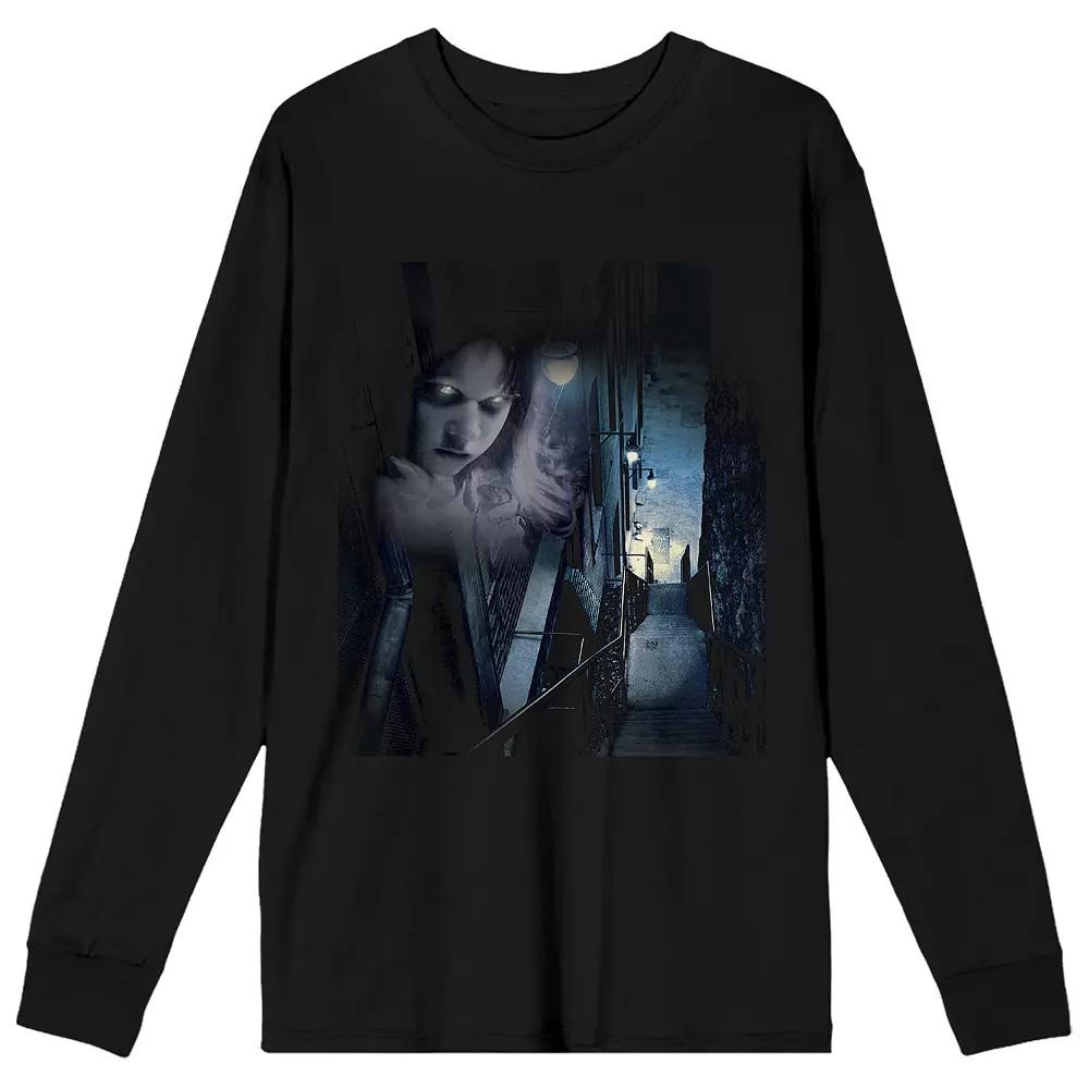Men's The Exorcist Dark Stairway Long Sleeve Tee,  Product Image