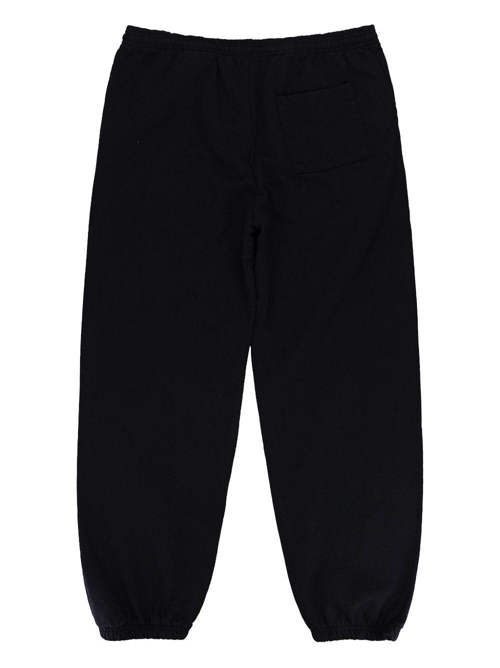 logo-print "Black" track pants Product Image