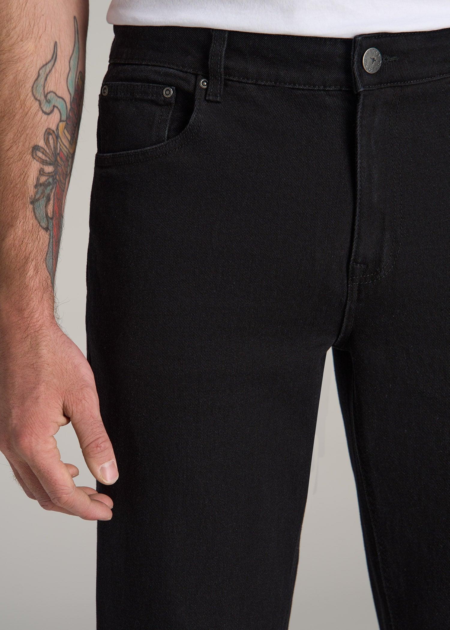 J1 STRAIGHT LEG Jeans for Tall Men in Black Male Product Image