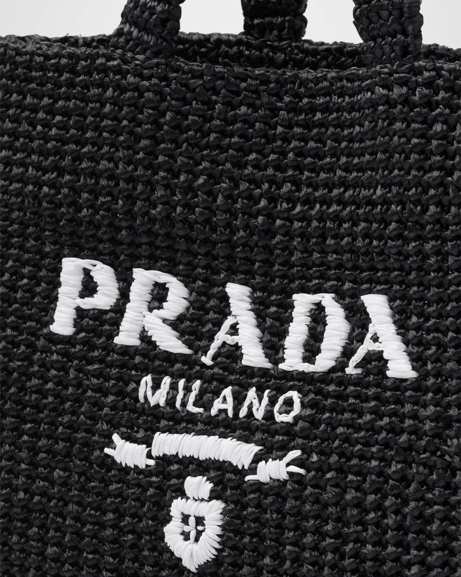 Logo Raffia Shoulder Bag Product Image