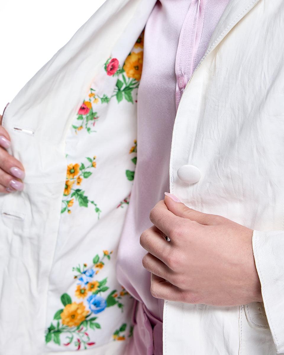 Leather Blazer Product Image