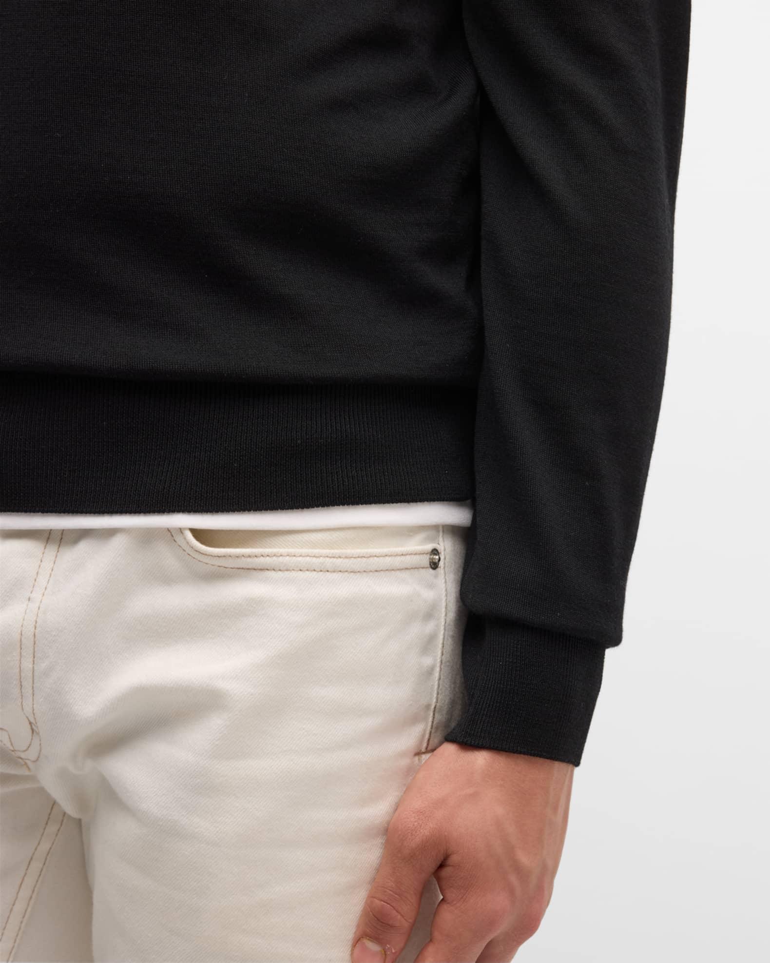 Men's Fine-Gauge Wool Sweater Product Image