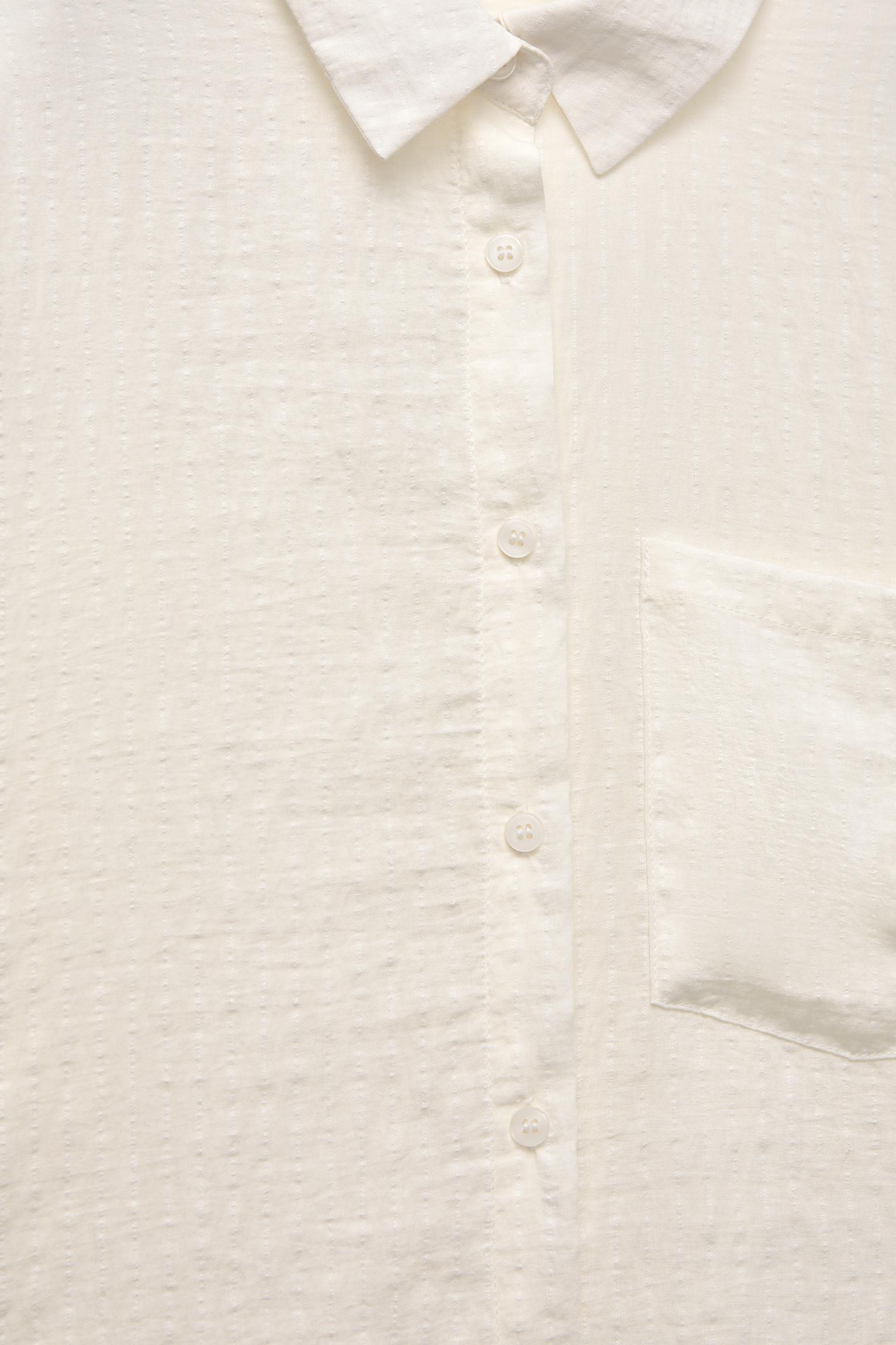 Semi-sheer oversize shirt Product Image