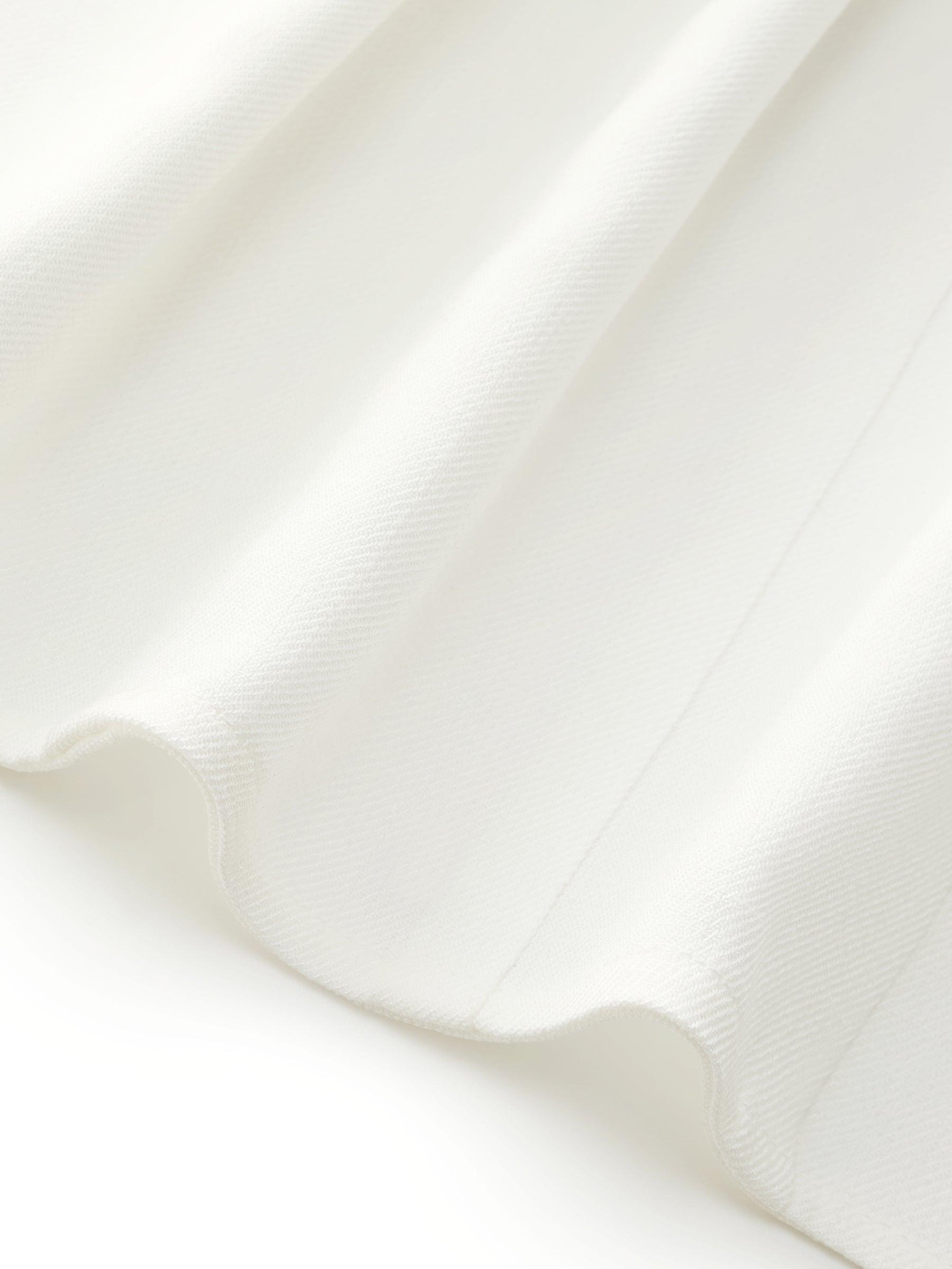 100% Acetate V-Neck Women Shirt Product Image