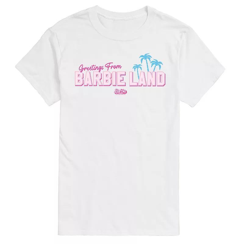 Men's Barbie Movie Greetings From Graphic Tee,  Product Image