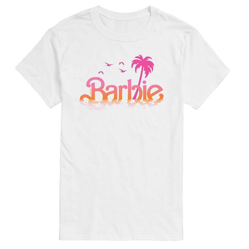 Big & Tall Barbie® Logo Water Reflection Graphic Tee, Men's,  Product Image