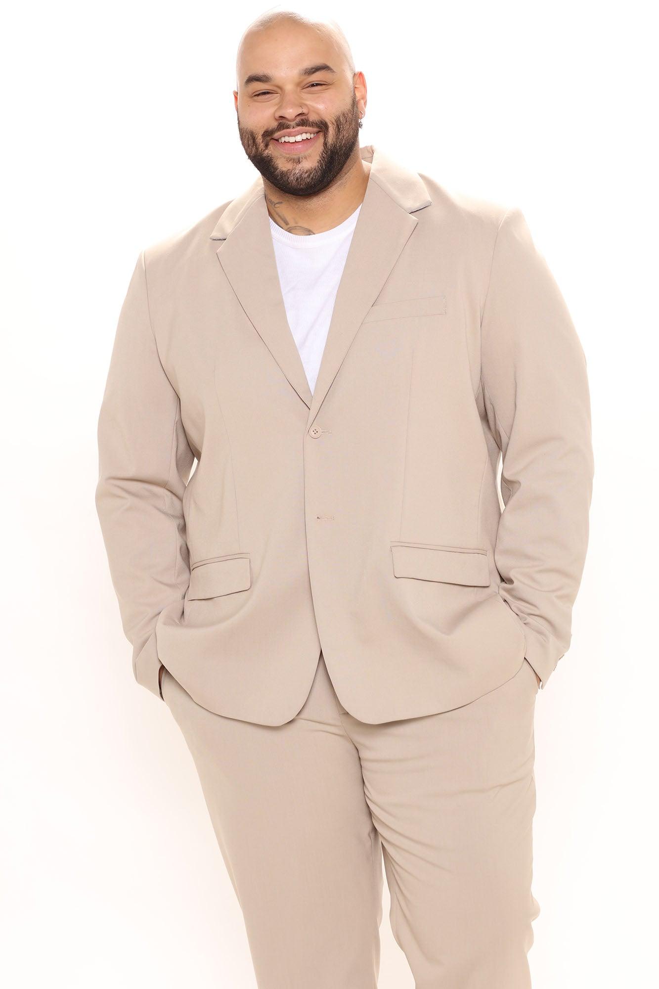 The Modern Stretch Suit Jacket - Tan Product Image