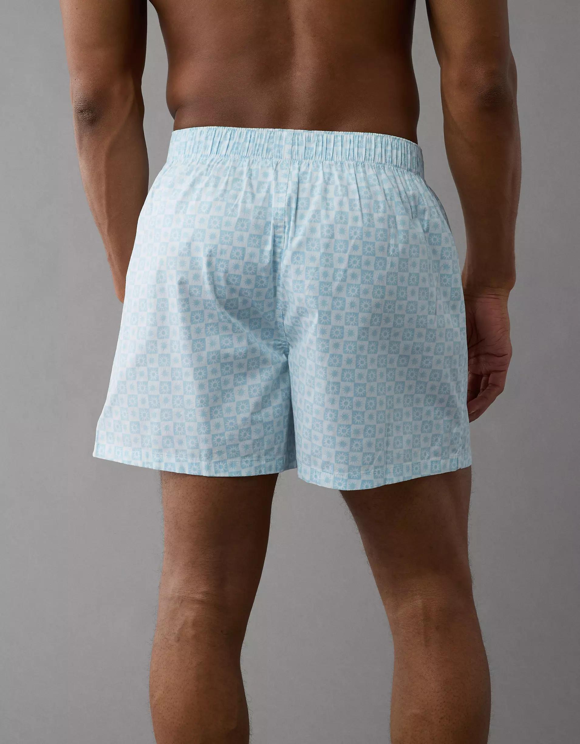 AEO Men's Checkerboard Suns Stretch Boxer Short Product Image