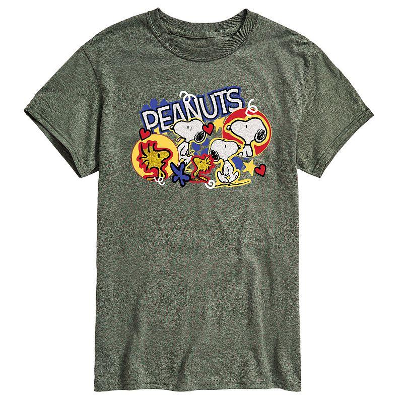 Men's Peanuts Snoopy Woodstock Graphic Tee,  Product Image