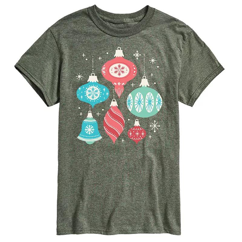 Big & Tall Retro Ornaments Graphic Tee, Men's,  Product Image