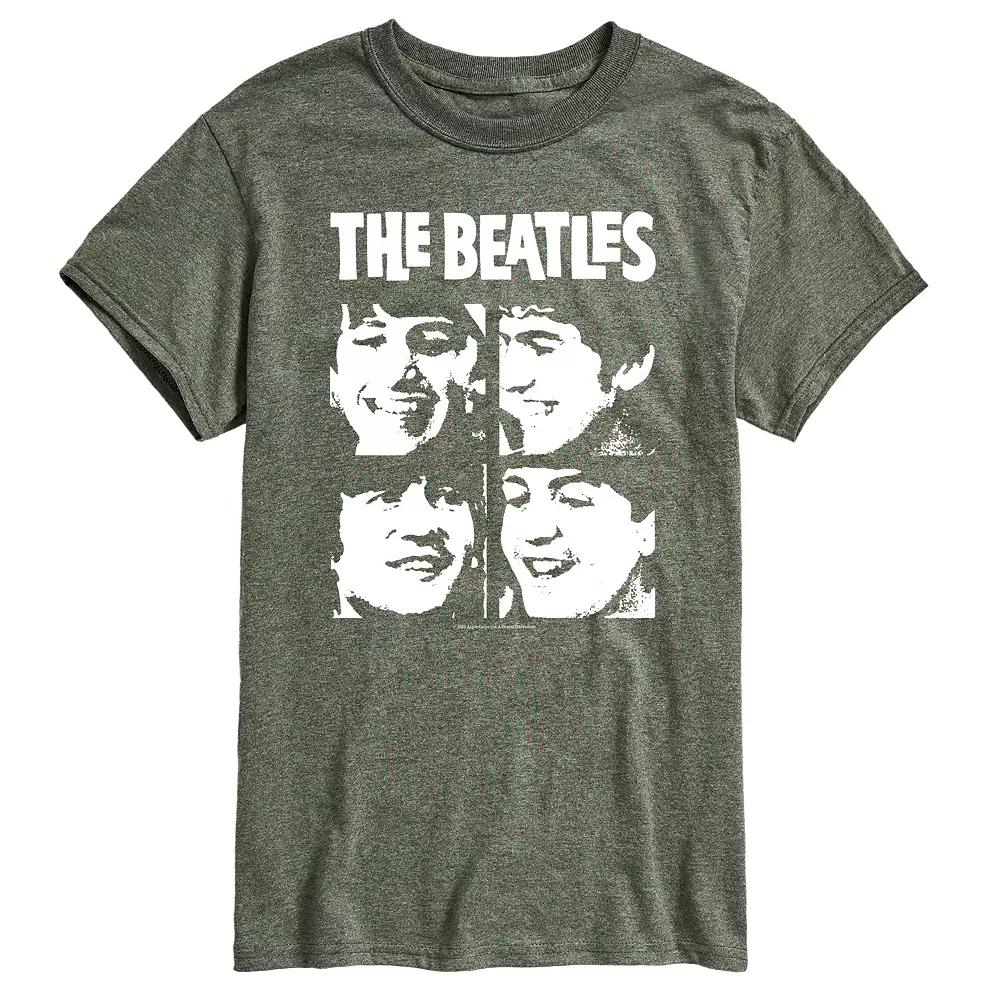 Men's The Beatles Face Grid Tee,  Product Image