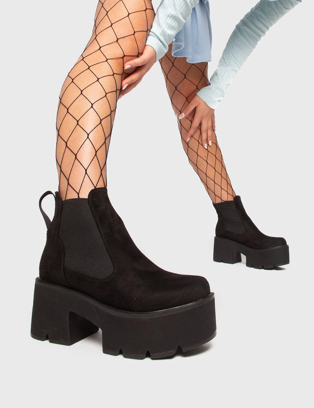 Tough Love Chunky Platform Ankle Boots Product Image