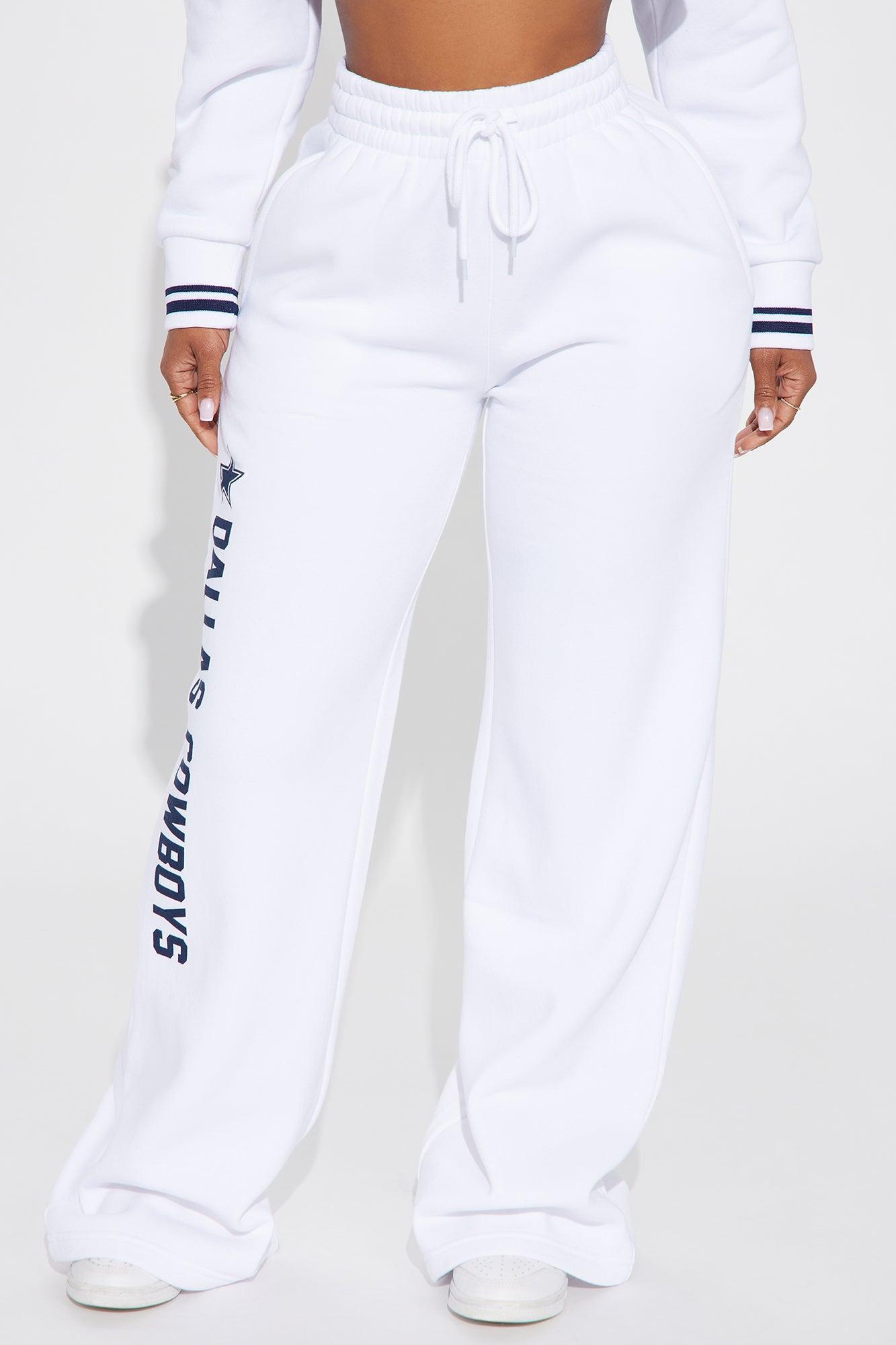 Game Time Dallas Cowboys Wide Leg Pant - White Female Product Image