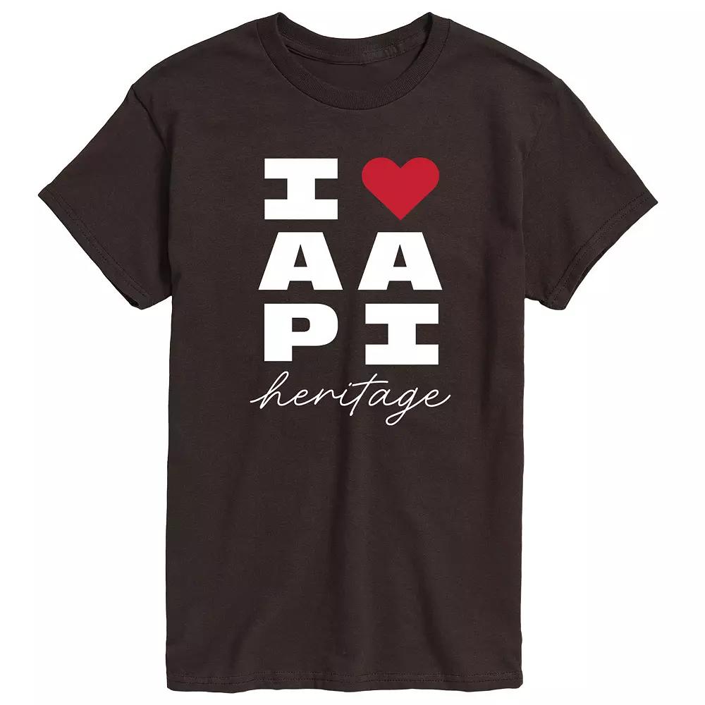 Big & Tall I Heart AAPI Heritage Graphic Tee, Men's,  Product Image