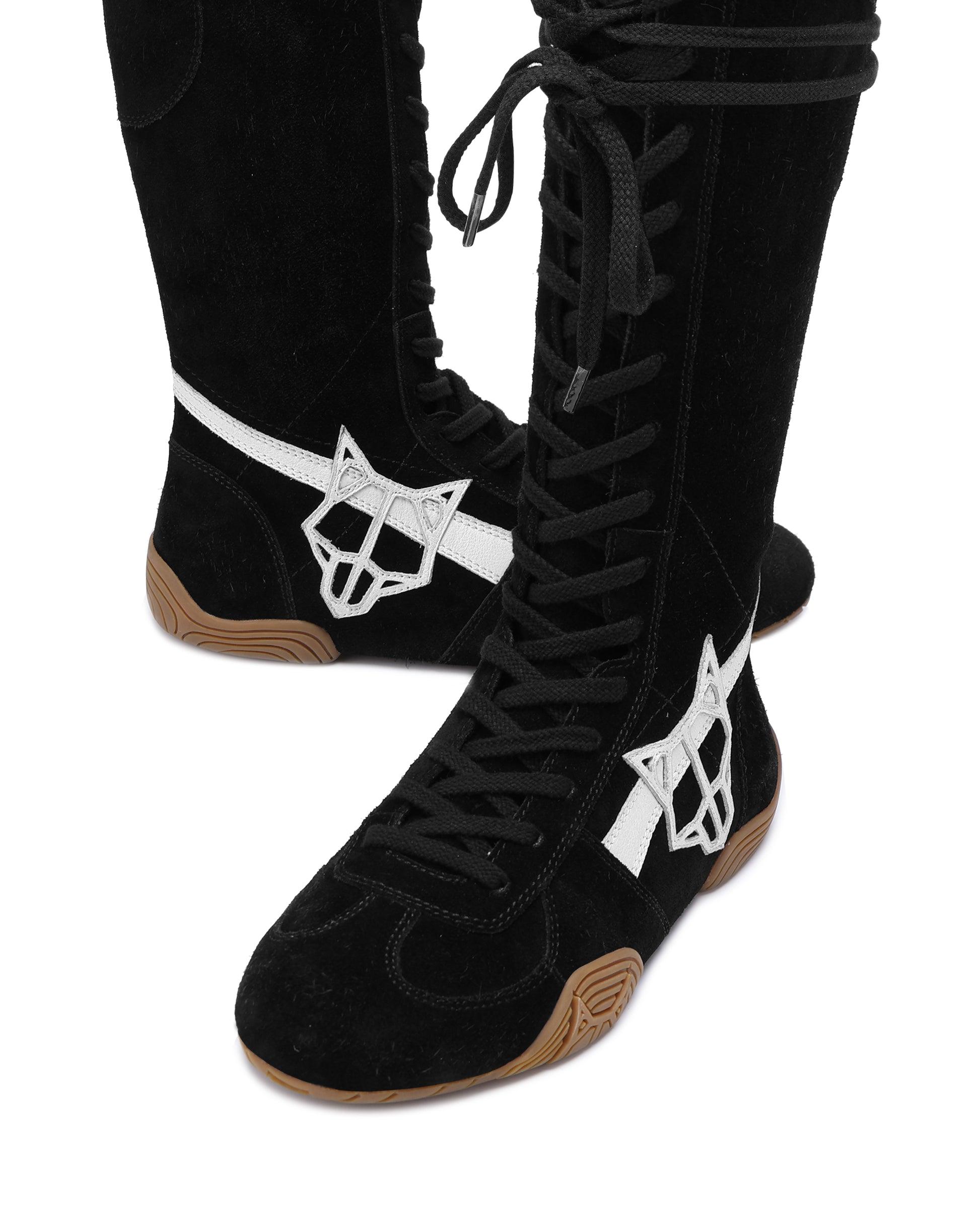 Betsy Black Suede Product Image