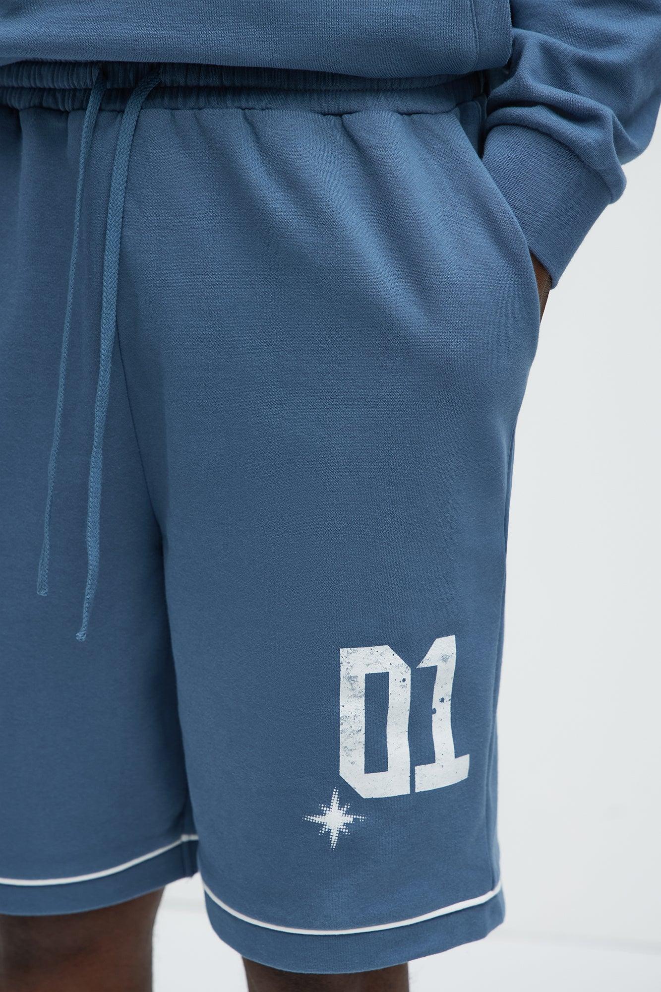 Embrace The New Sweatshorts - Blue Product Image