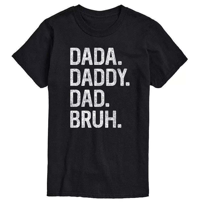 Men's Dada Daddy Dad Bruh Graphic Tee,  Product Image