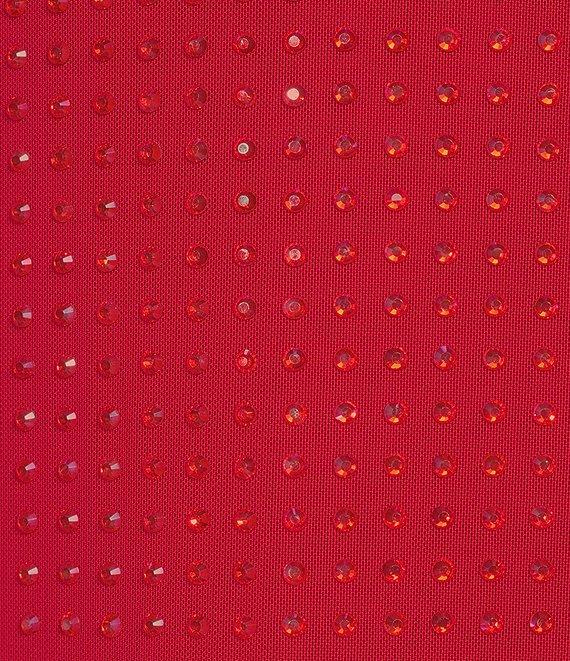 B. Darlin Heat Stone Sleeveless Sweetheart Neckline Dress Product Image