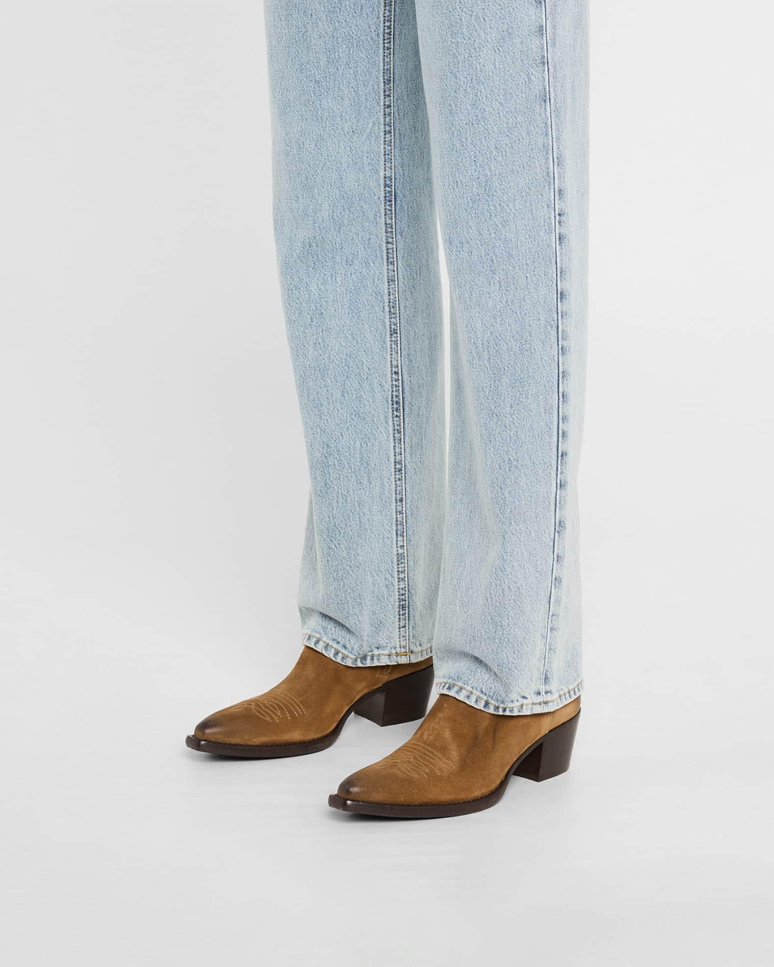 Suede Western Booties Product Image