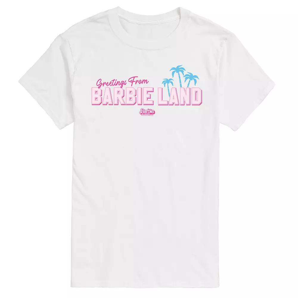 Men's Barbie Movie Greetings From Graphic Tee,  Product Image