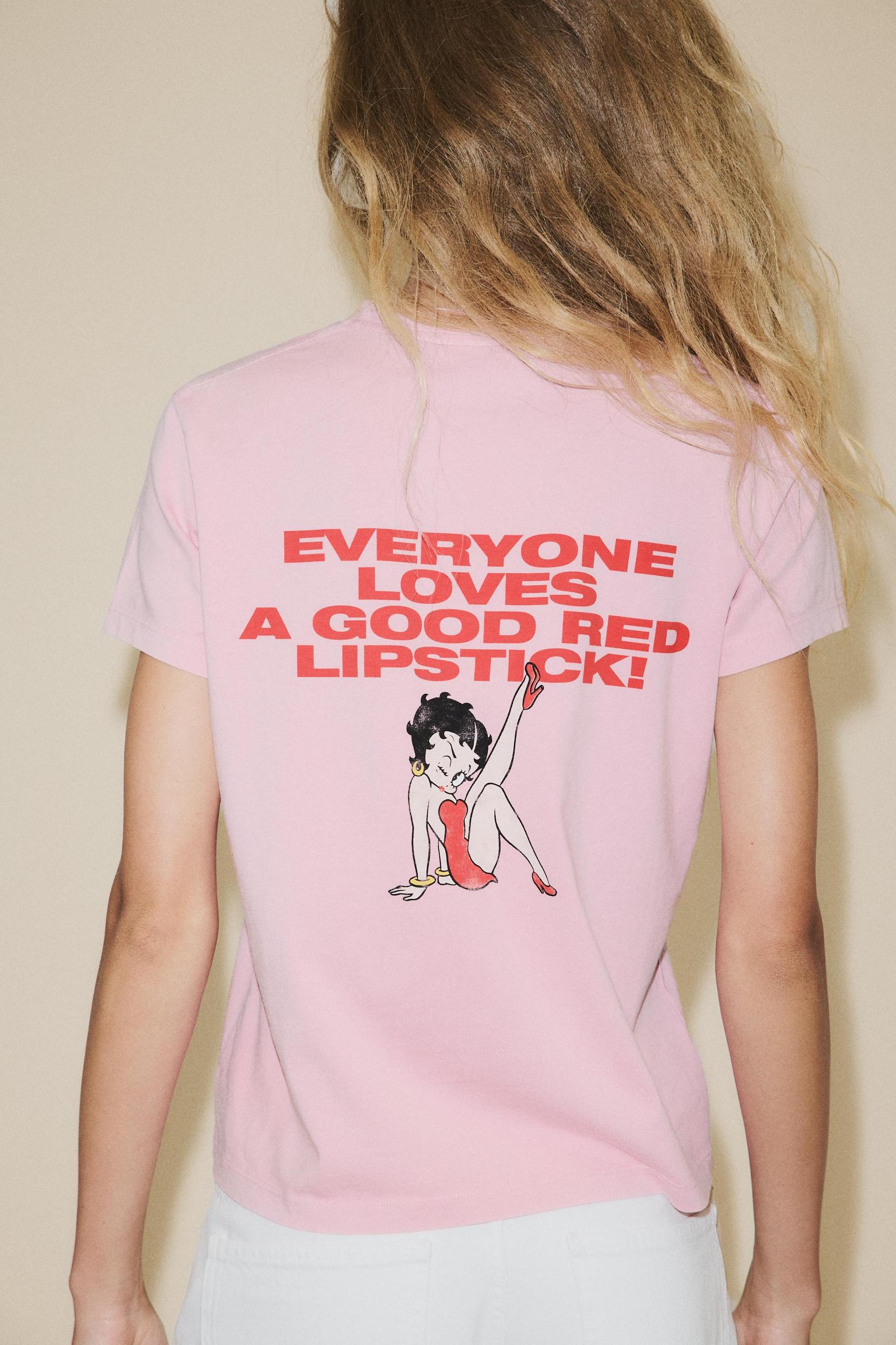 BETTY BOOP® WASHED EFFECT T-SHIRT Product Image