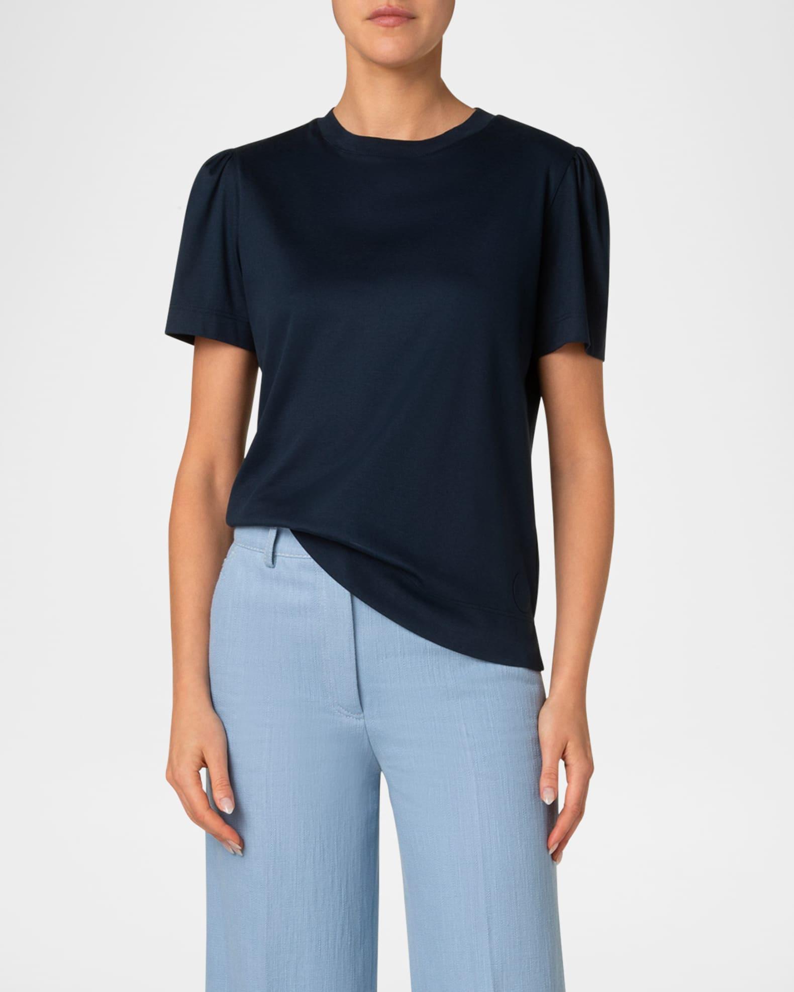 Straight Cotton Jersey T-Shirt Product Image