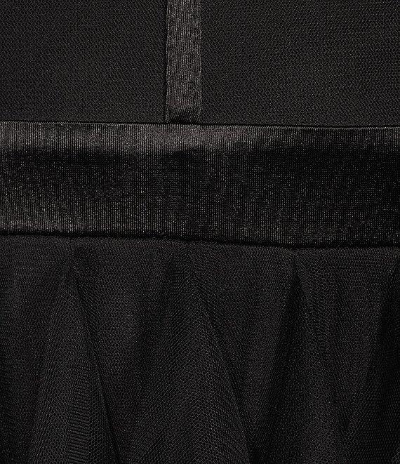 City Vibe Spaghetti Strap Sweetheart Neck Corset Ruffled Dress Product Image