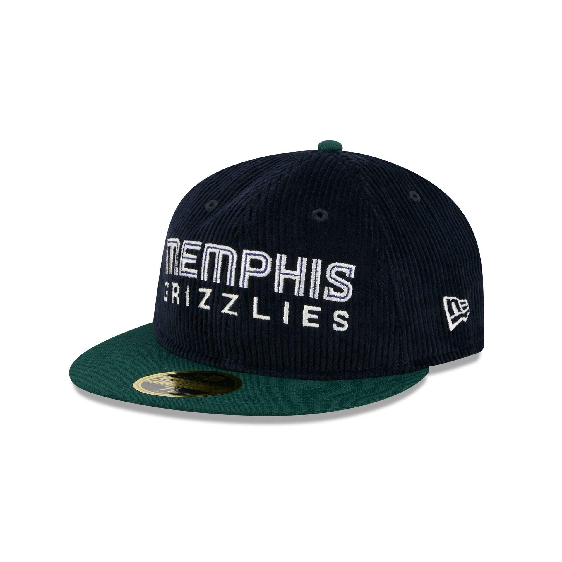 Just Caps Plaid Interior Memphis Grizzlies Retro Crown 59FIFTY Fitted Hat Male Product Image