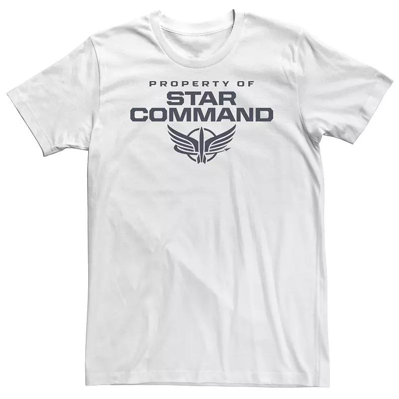 Big & Tall Disney / Pixar Lightyear Property Of Star Command Logo Tee, Men's,  Product Image