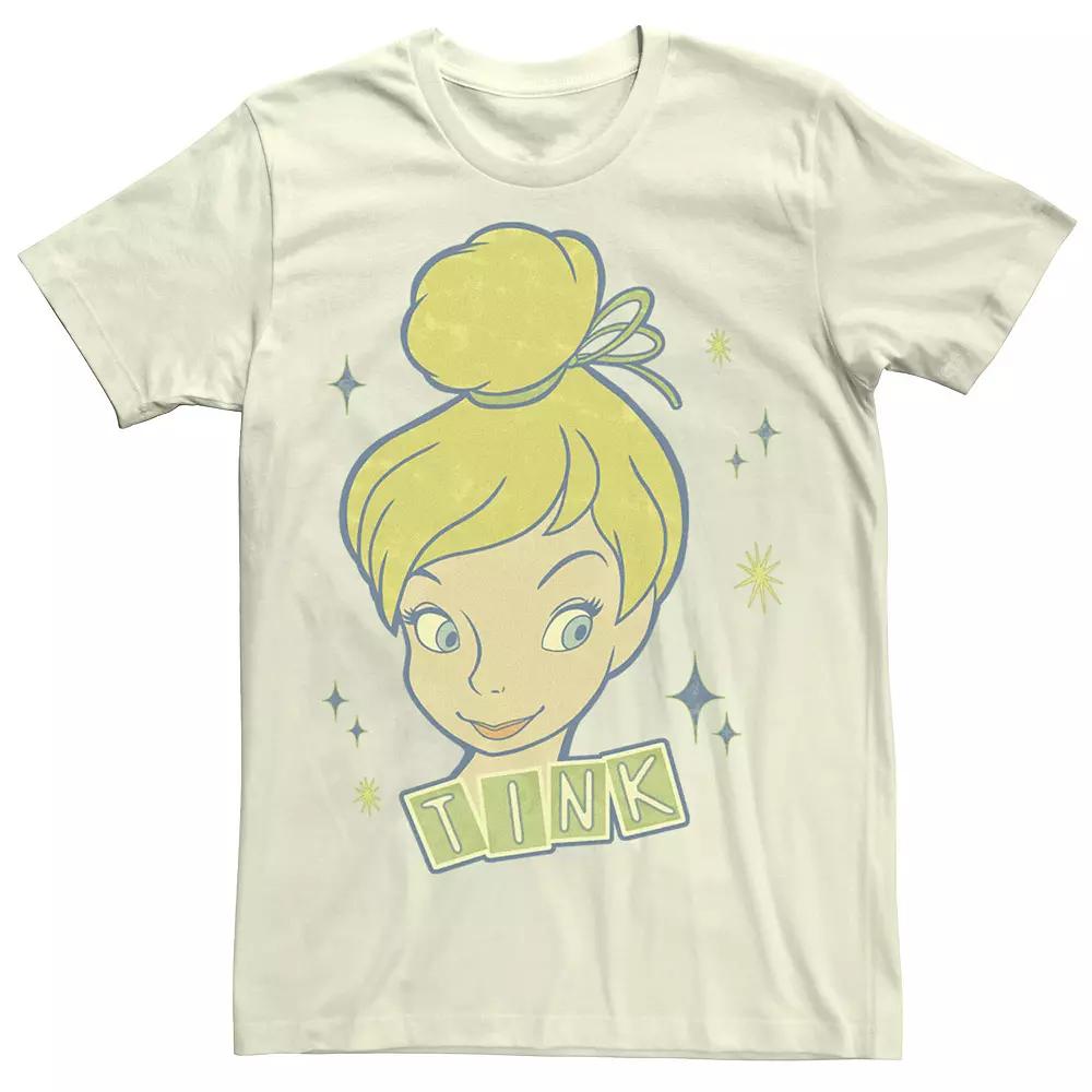 Disney's Peter Pan Tinkerbell Vintage Portrait Men's Tee,  Product Image