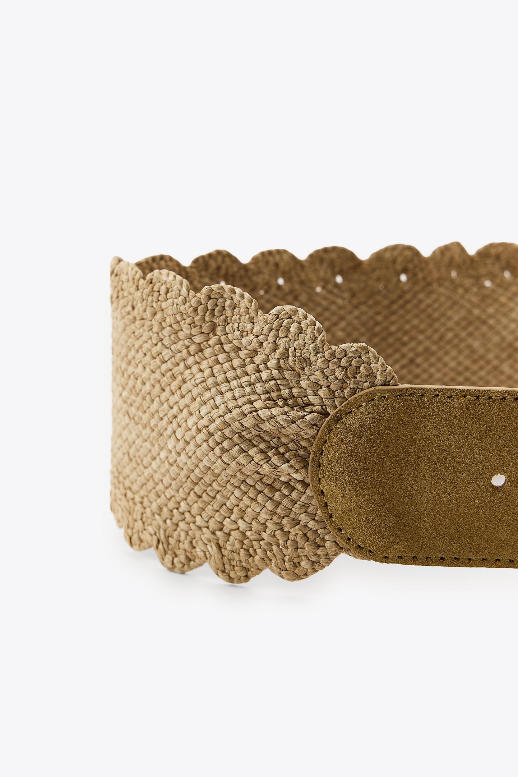 WOVEN RAFFIA BELT Product Image