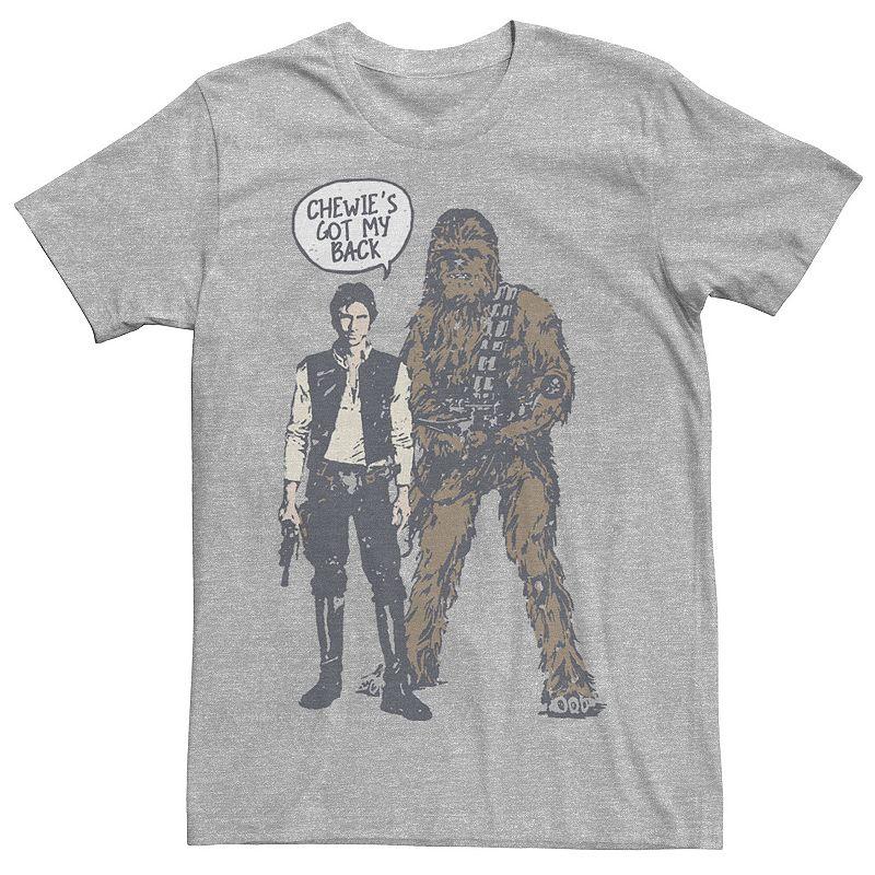 Men's Star Wars Han Chewie's Got My Back Doodle Tee,  Product Image