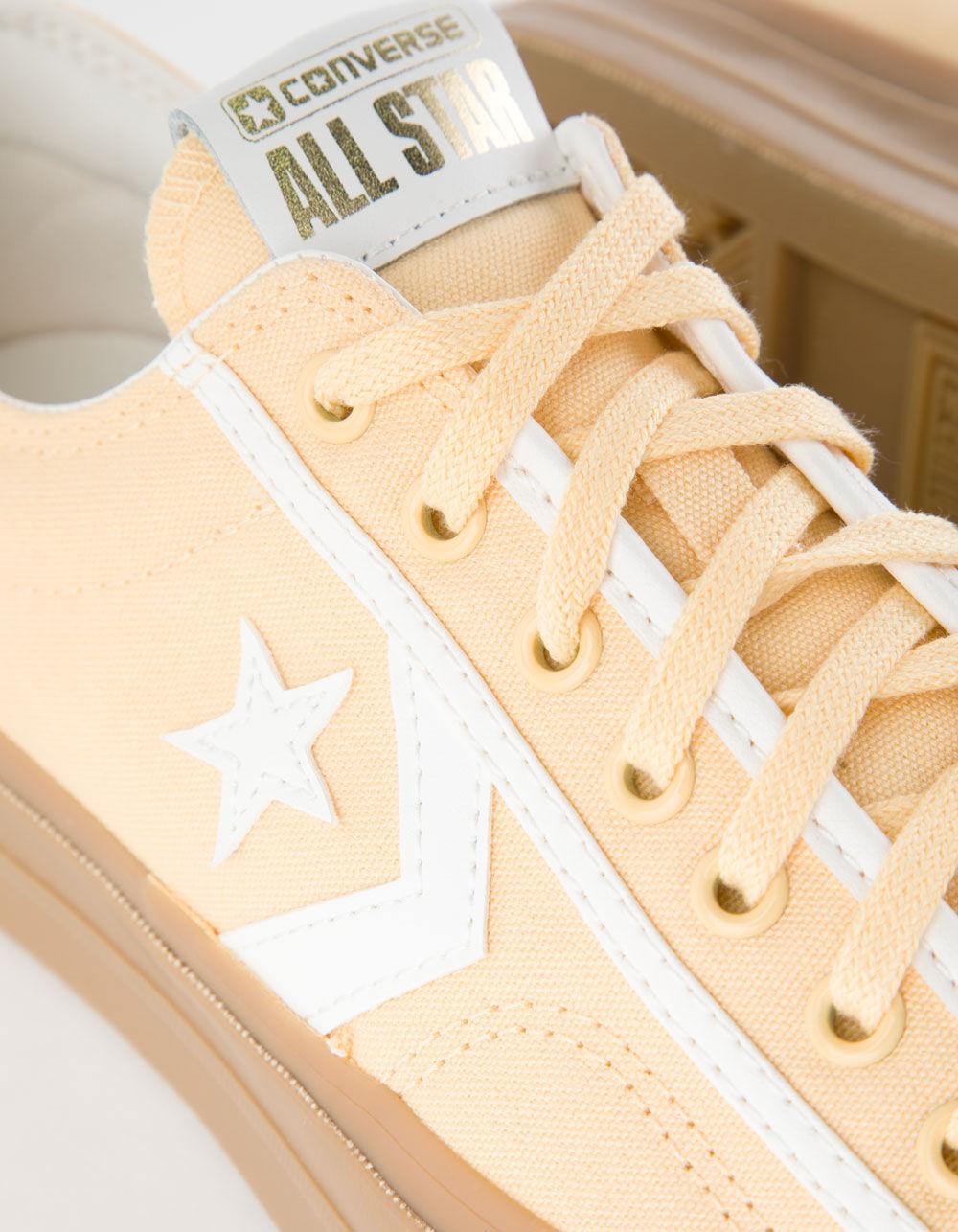 CONVERSE Star Player 76 Low Top Shoes - LT YELLOW Product Image