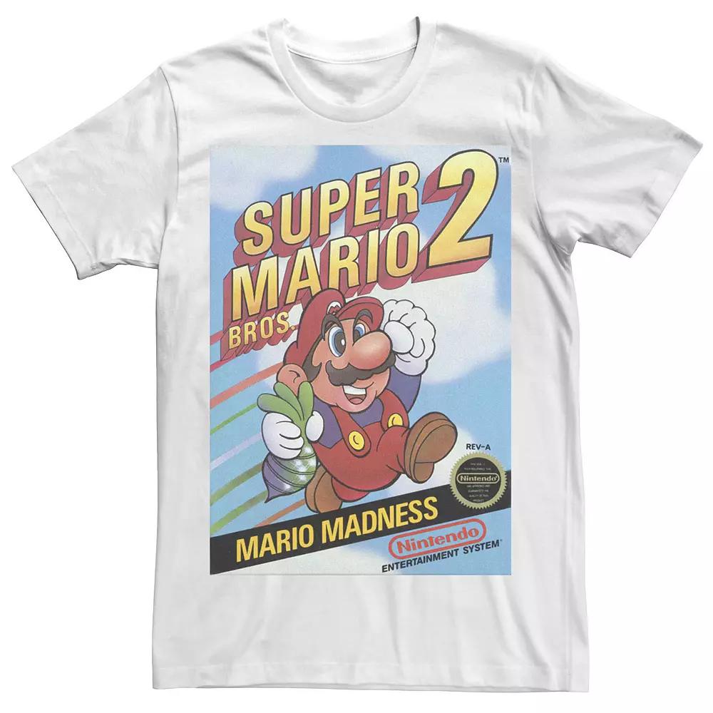 Men's Nintendo Super Mario Bros 2 Retro Box Art Tee,  Product Image