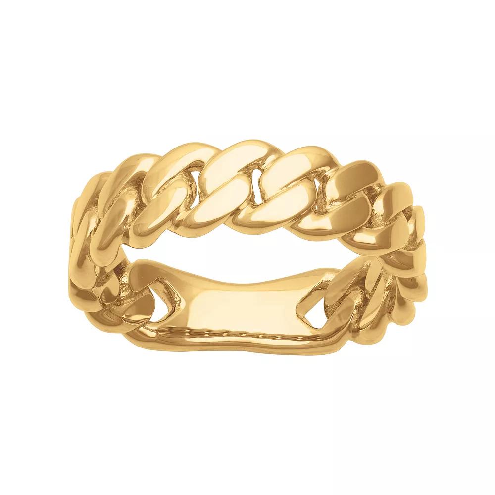 Men's AXL 10k Yellow Gold Link Band, Size: 11.50, 10k Gold Product Image