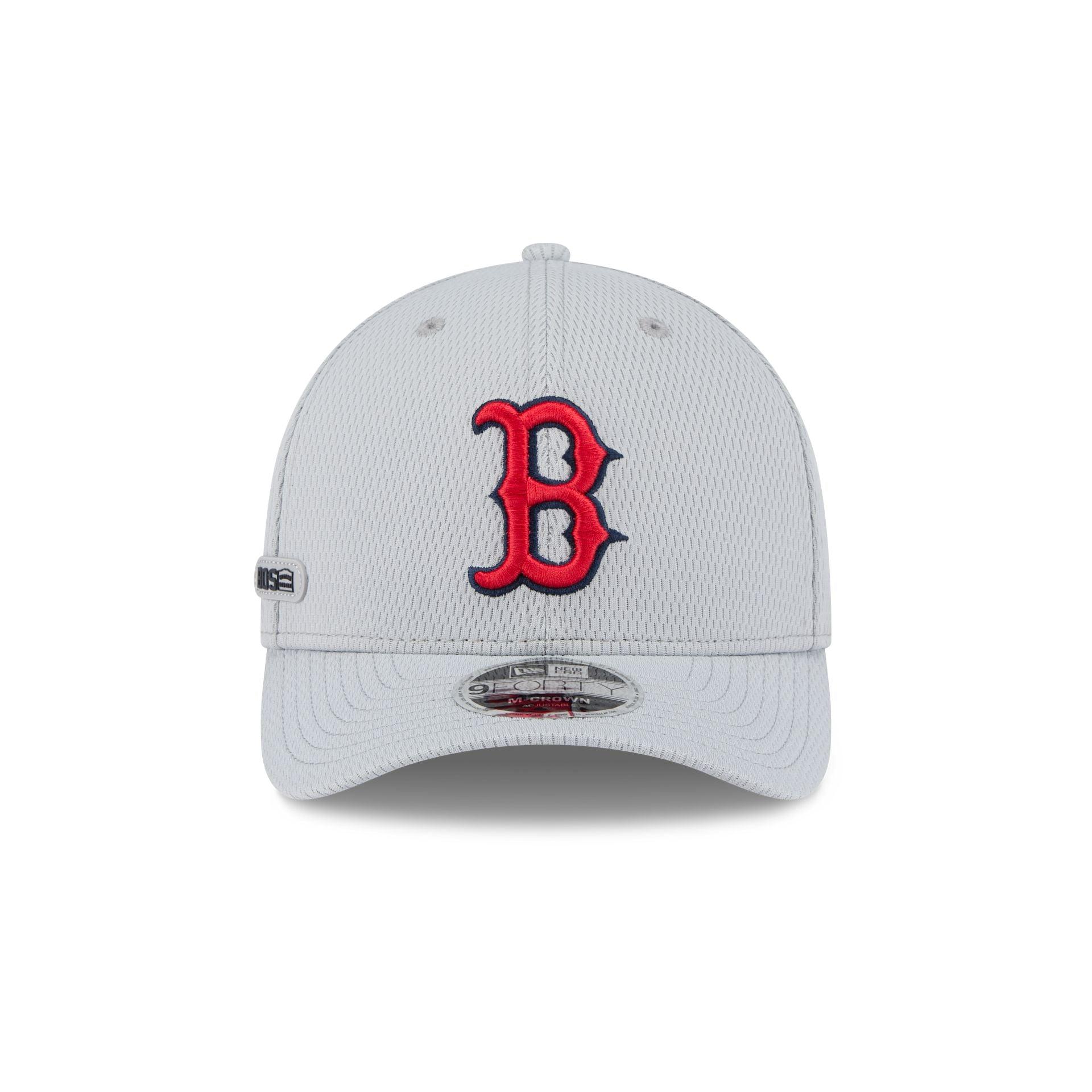 Boston Red Sox 2025 Clubhouse Gray 9FORTY M-Crown Snapback Hat Male Product Image